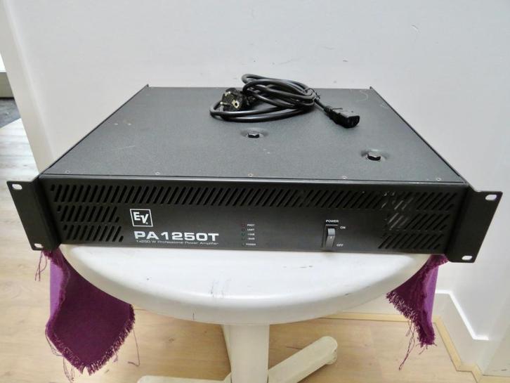 Versterker Electro Voice EV PA 1250T, Muziek en Instrumenten, Versterkers | Keyboard, Monitor en PA, Gebruikt, Minder dan 500 watt
