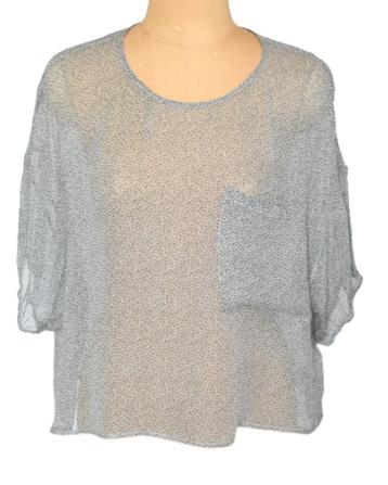 American Vintage topje, transparante top, Mt. S beschikbaar voor biedingen