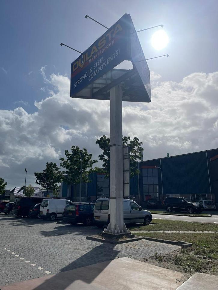 Reclamezuil / Billboard 9 meter hoog, 3 zijdige bebording, Verzamelen, Merken en Reclamevoorwerpen, Gebruikt, Reclamebord, Ophalen of Verzenden