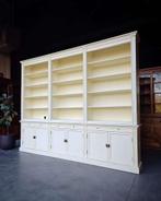 300cm brede - witte Boekenkast | Thuis Bibliotheek #2447