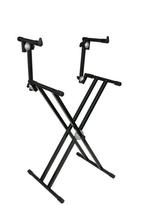 Dubbel keyboard statief, Ophalen, Zo goed als nieuw, Instrumentstandaard, Keyboard of Synthesizer