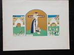 Jeanne Hebbelynck litho Jezus Christus God de Joodse Messias, Verzenden
