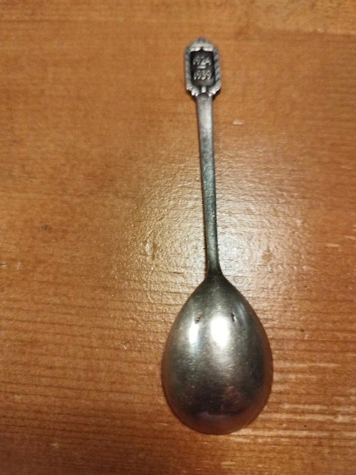 Vintage zilveren theelepel NCRV, Antiek en Kunst, Antiek | Bestek, Ophalen of Verzenden