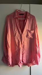 Satijn look blouse, Zara, Maat 42/44 (L), Ophalen of Verzenden, Roze