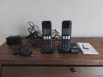 Philips draadloze (huis)telefoon set van twee - D230 / D235, Ophalen of Verzenden, Gebruikt, 2 handsets