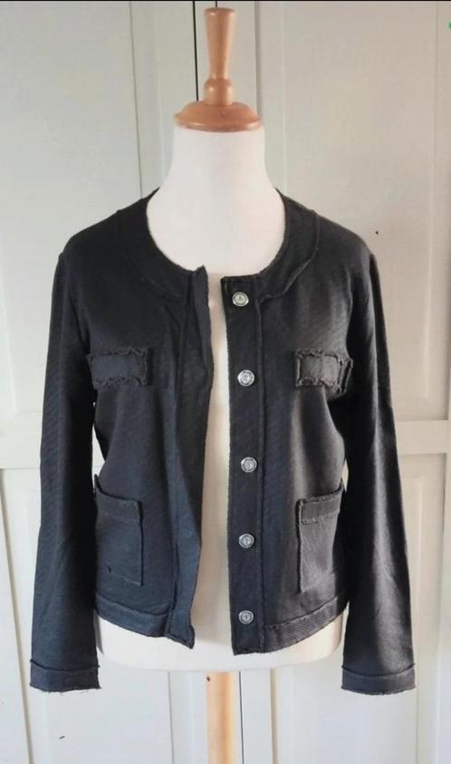 WE Fashion bruin kort jasje maat L, Kleding | Dames, Jasjes, Kostuums en Pakken, Zo goed als nieuw, Jasje, Maat 38/40 (M), Bruin