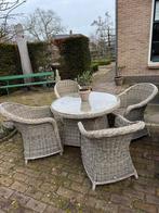 Loungeset 4 stoelen en een tafel p&r design, Tuin en Terras, Ophalen, Zo goed als nieuw, Kunststof