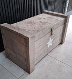 Degelijke speelgoedkist van stijgerhout (100×49×53), Huis en Inrichting, Woonaccessoires | Kisten, Ophalen, Gebruikt, 50 tot 100 cm