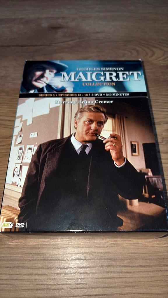 Maigret van Georges Simenon met Bruno Cremer., Cd's en Dvd's, Dvd's | Tv en Series, Zo goed als nieuw, Actie en Avontuur, Vanaf 16 jaar