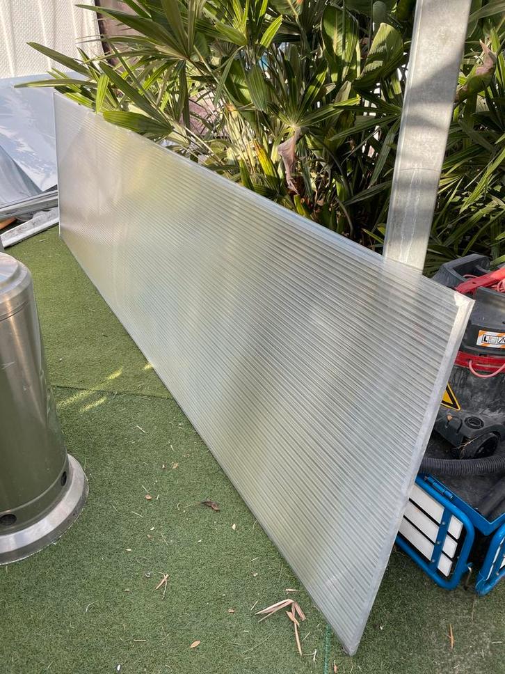Polycarbonaat kanaaloverkapping 3.4m x 7m, Tuin en Terras, Overkappingen, Veranda, Ophalen