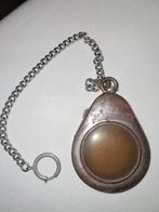 Antiek D.R.G.M. Zakhorloge Kast met Ketting, Antiek en Kunst, Ophalen of Verzenden