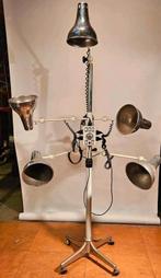 Unieke Octopus Lamp vintage werklamp- Industrieel  Design, Ophalen