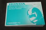Honda CB600F FII 1999 motorfiets handleiding, Motoren, Handleidingen en Instructieboekjes, Ophalen of Verzenden, Honda