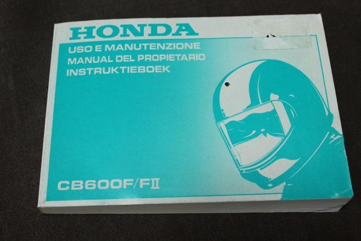 Honda CB600F FII 1999 motorfiets handleiding, Motoren, Handleidingen en Instructieboekjes, Honda, Ophalen of Verzenden