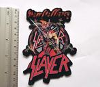 Slayer prachtige Show no mercy lasercut printed patch 145, Verzenden, Nieuw, Kleding