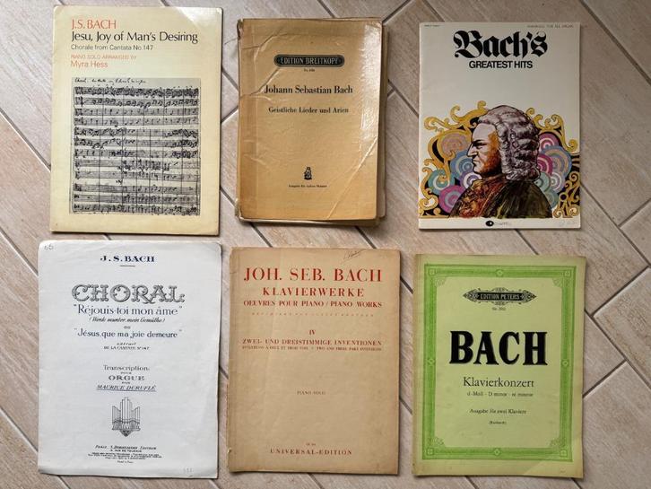 bladmuziek klassiek o.a. Bach Beethoven Brahms Mendelssohn, Muziek en Instrumenten, Bladmuziek, Gebruikt, Artiest of Componist