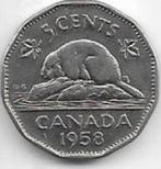 5  cent  1958  Canada. km. 50 a, Postzegels en Munten, Munten | Amerika, Ophalen of Verzenden, Losse munt, Noord-Amerika