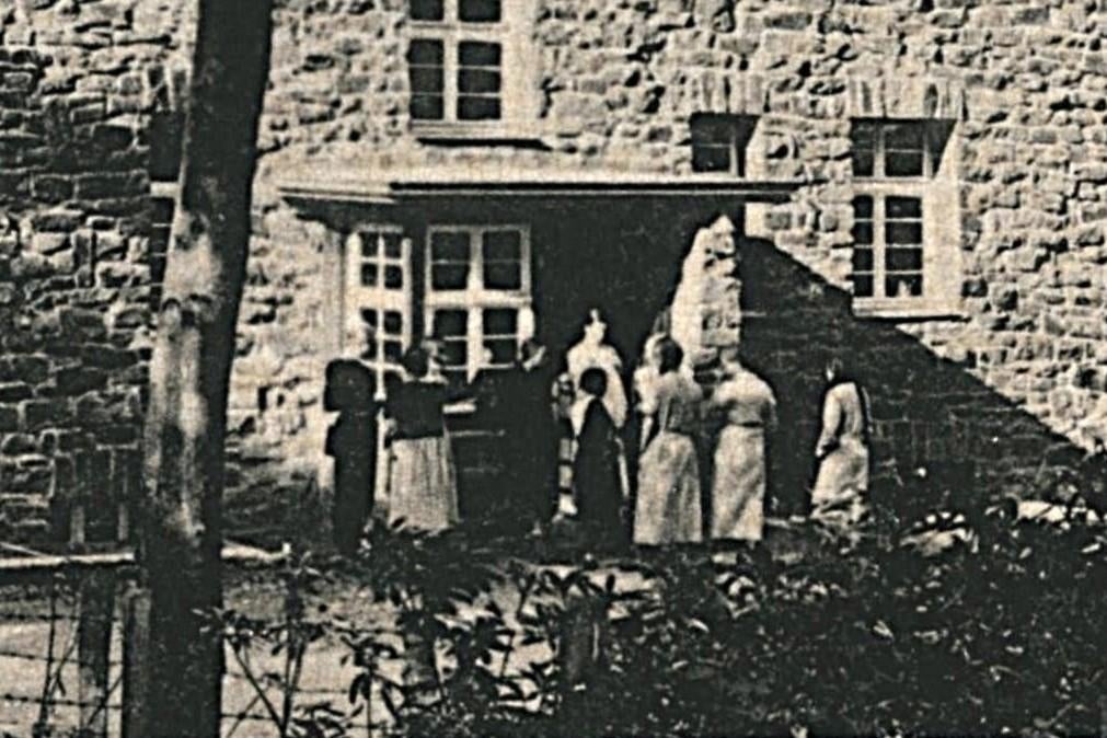 965110 Langenberg Jugendherberge D leuke kaart Onbeschreven, Ophalen of Verzenden, 1940 tot 1960, Ongelopen, Duitsland