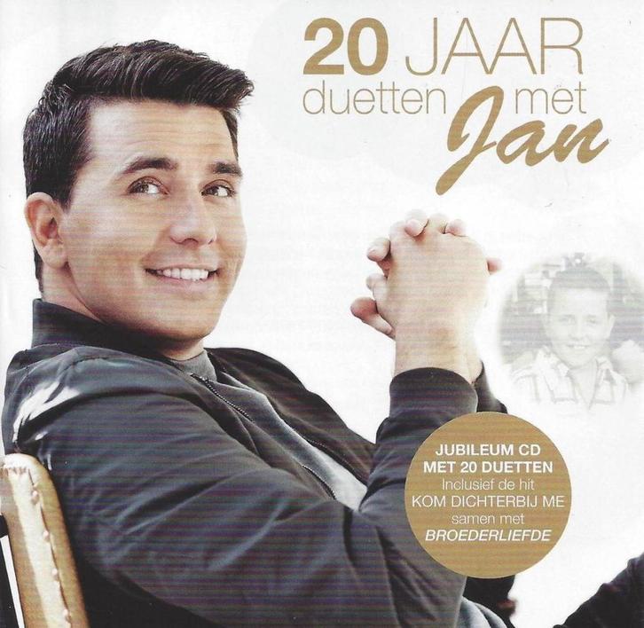 jan smit 20 jaar duetten met CD, Cd's en Dvd's, Cd's | Nederlandstalig, Zo goed als nieuw, Pop, Verzenden