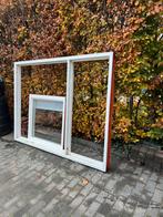 Meranti Kozijnen - Diverse Maten, Doe-het-zelf en Verbouw, Glas en Ramen, Ophalen, Gevelraam of Ruit, Gebruikt, 160 cm of meer