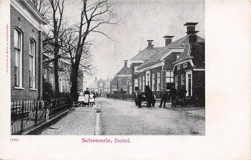 JJ736 Scheemda Oosterd ca 1900, Verzamelen, Ansichtkaarten | Nederland, Ongelopen, Groningen, Voor 1920, Verzenden