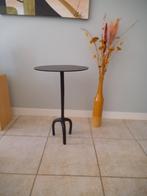 Bijzettafel, Huis en Inrichting, Tafels | Bijzettafels, Minder dan 55 cm, Metaal of Aluminium, Rond, Nieuw