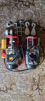 Te koop 2x elektrische takels (lieren), Doe-het-zelf en Verbouw, Lieren en Takels, Ophalen, Zo goed als nieuw, Elektrisch