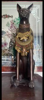 PRACHTIGE EGYPTISCHE BRONZEN BEELDEN GODIN BASTET, Antiek en Kunst, Ophalen of Verzenden