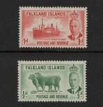 1952 hd-1d FALKLAND ISLANDS-Britse kolonie, Ophalen of Verzenden, Postfris, Zuid-Amerika