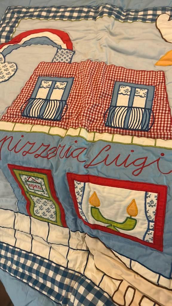 Quilt sprei boxkleed dekbed room seven oilily 100x80, Kinderen en Baby's, Kinderkamer | Beddengoed, Zo goed als nieuw, Overige typen