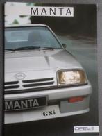 Opel Manta B & GSI Brochure, Ophalen of Verzenden, Zo goed als nieuw, Opel