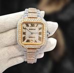 Cartier Santos Moissanite / VVS 1 / Automatische uurwerk, Ophalen of Verzenden, Nieuw