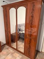Houten kledingkast met spiegel, Antiek en Kunst, Ophalen