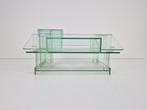 Vintage modernist model huis glazen designobject uniek glas, N, Ophalen of Verzenden, N, N