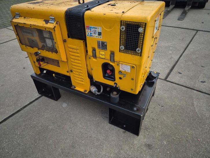 Hatz silentpack 7,4 kW 230V aggregaat, Doe-het-zelf en Verbouw, Aggregaten, Gebruikt, Dieselolie, 5 tot 10 kVA, Elektrisch startend