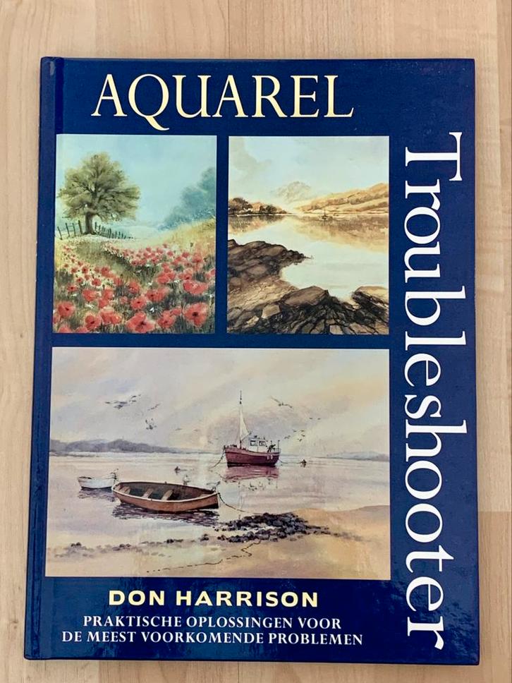 D. Harrison - Aquarel troubleshooter, Hobby en Vrije tijd, Schilderen, Zo goed als nieuw, Ophalen of Verzenden