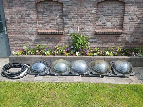 5 solar bollen, alle toebehoren erbij. Graag in 1 koop., Tuin en Terras, Zwembad-toebehoren, Gebruikt, Verwarming, Ophalen