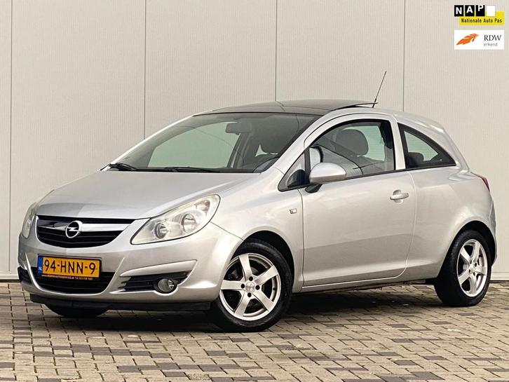 Opel Corsa 1.2-16V Cosmo AUTOMAAT OPENDAK, Auto's, Opel, Bedrijf, Te koop, Corsa, ABS, Airbags, Airconditioning, Boordcomputer