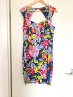 Bloemen jurk neon blauw river island zara, Maat 38/40 (M), Blauw, Ophalen of Verzenden, Zo goed als nieuw