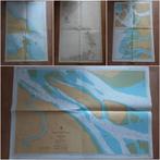 Partij zeekaarten met vaarroutes (deel 2), Verzamelen, Scheepvaart, Gebruikt, Ophalen of Verzenden, Kaart, Foto of Prent