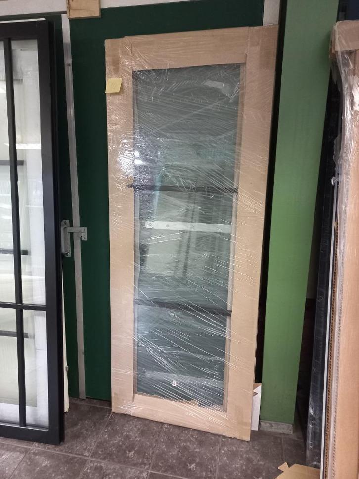 Skantrae slimserie. Nieuwe zwarte binnendeuren opdek, Doe-het-zelf en Verbouw, Deuren en Horren, Nieuw, Binnendeur, 200 tot 215 cm