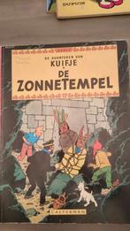 Kuifje - De Zonnetempel, Eén stripboek, Ophalen of Verzenden, Gelezen, Hergé