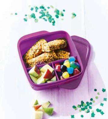 Tupperware Vakjesdoos Roze/Paars Nieuw beschikbaar voor biedingen