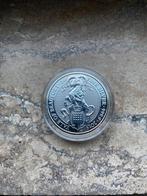 Queen’s Beasts Yale of Beaufort 2019 2 oz Zilver, Postzegels en Munten, Edelmetalen en Baren, Ophalen of Verzenden, Zilver