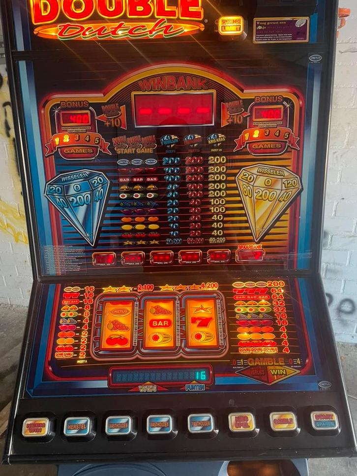 Gokkast Double Dutch, Verzamelen, Automaten | Gokkasten en Fruitautomaten, Gebruikt, Euro, Ophalen of Verzenden