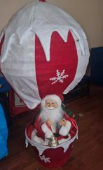 kerstman in luchtballon 60 cm hoog, Diversen, Kerst, Ophalen, Gebruikt