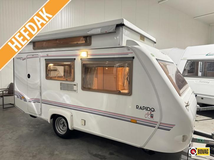 Rapido Club 39 T / hefdak / voortent / Bovag 2025, Caravans en Kamperen, Caravans, Bedrijf, tot en met 3, 750 - 1000 kg, Kleine zit