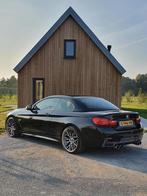 BMW 4-Serie 430DA 3.0 Cabrio 2015 Zwart, Auto's, Automaat, Achterwielaandrijving, 1800 kg, Zwart