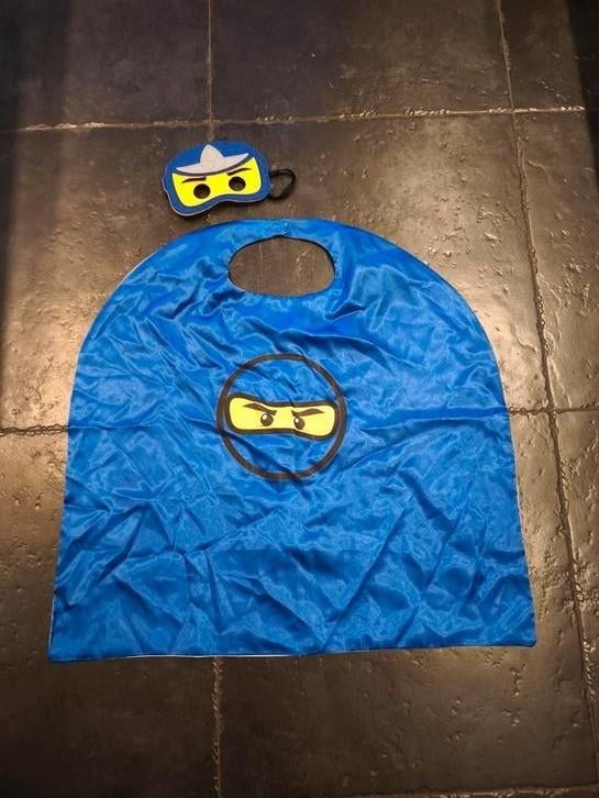 Blauwe Ninja Ninjago Carnavalskostuum, Kinderen en Baby's, Carnavalskleding en Verkleedspullen, Ophalen of Verzenden, Zo goed als nieuw