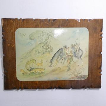 Perzische kunst - A Hunt bij Farchchian [895] beschikbaar voor biedingen